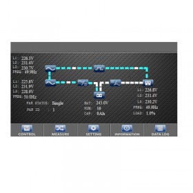 2721 - SAI Trifásica-trifásica 20 KVA Online LCD | Proser Informática