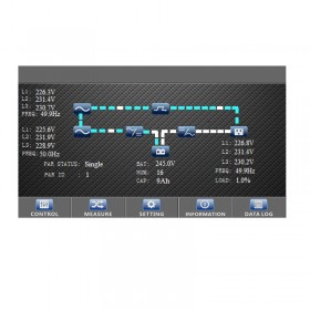 2720 - SAI Trifásica-trifásica 10 KVA Online LCD | Proser Informática